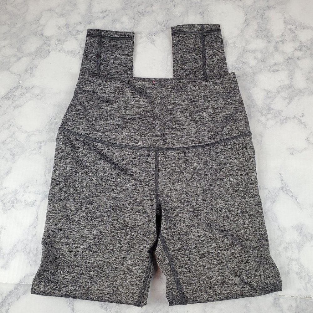 Victoria's Secret Sport XS Short Knockout Leggings Spacedye Black‎ athleisure